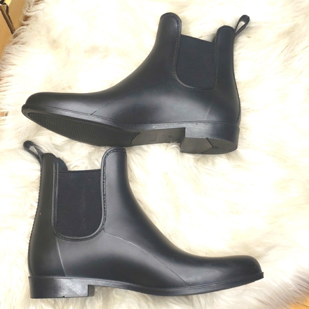 A New Day Chelsea Rain Boots  Black 10 - Picture 5 of 7
